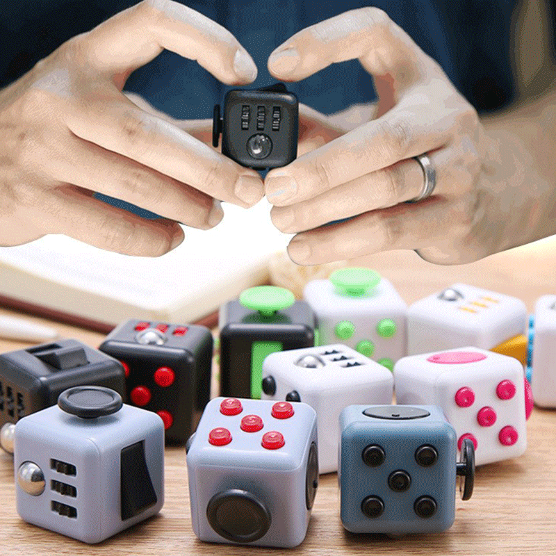 Wholesale Decompression Rubik's Cube Plastic Game Dice